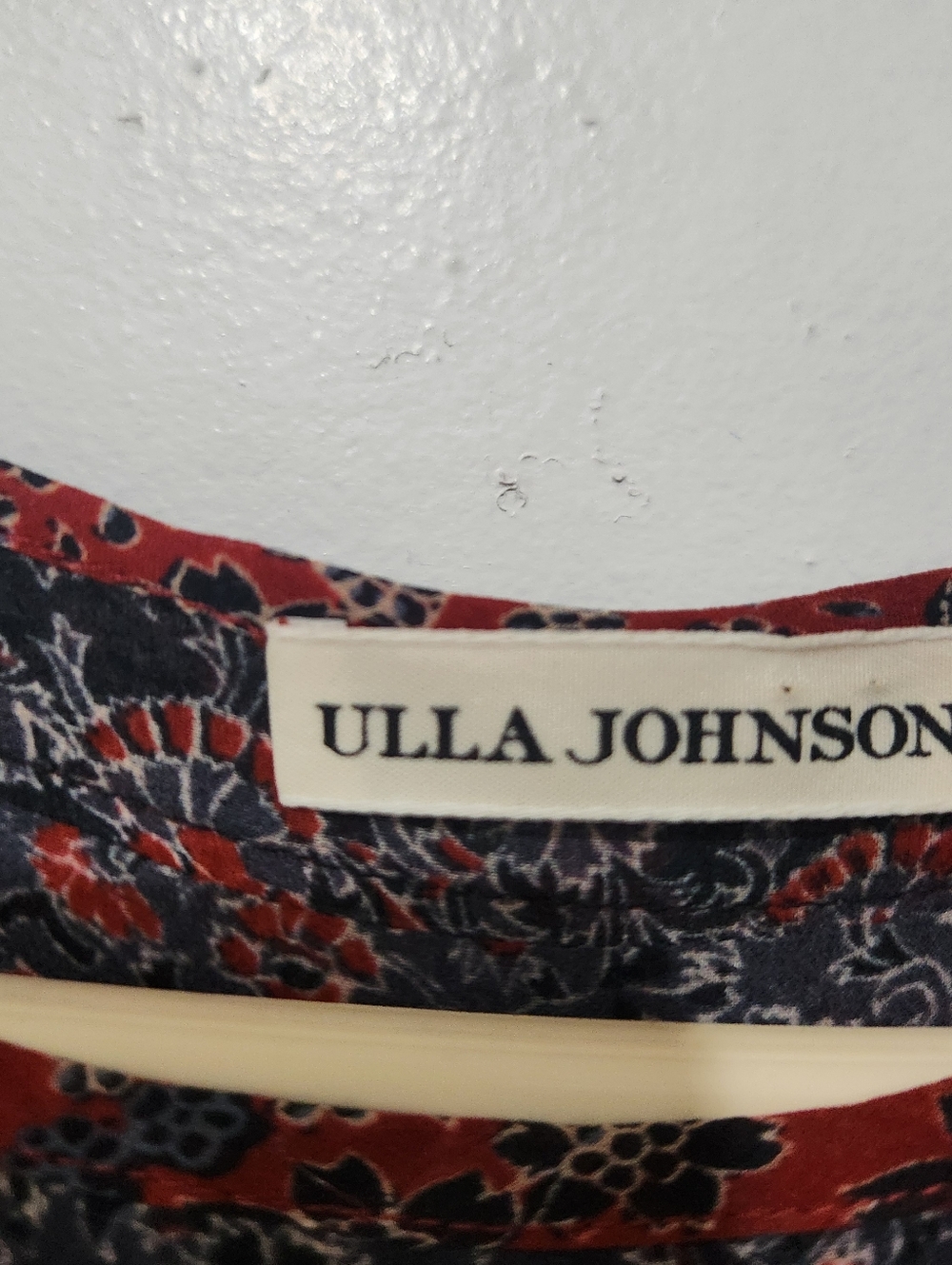 Ulla Johnson Callista Belted Gathered Floral Print Silk Dress Size 10 - Picture 7 of 8